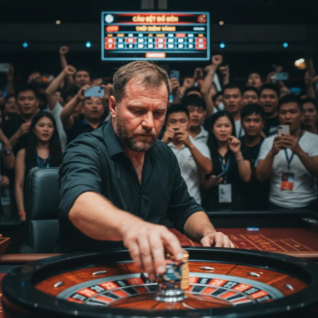 Bảng lịch sử kết quả Roulette cho thấy một dây bệt