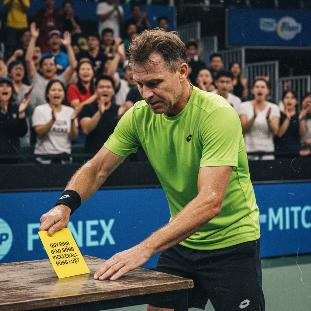 Kỹ thuật giao bóng Pickleball kiểu Drop Serve