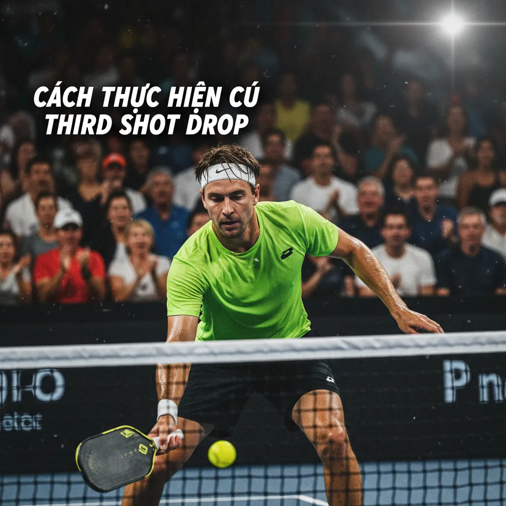 Tình huống từ cuối sân khi đối thủ đã chiếm lĩnh khu vực kitchen là lúc cần dùng Third Shot Drop